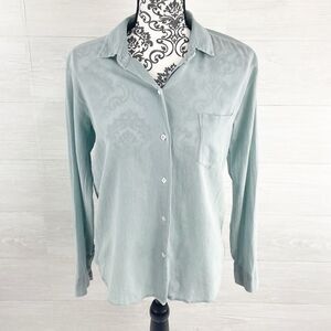 Standard James Perse One Pocket Cotton Button Down Shirt
